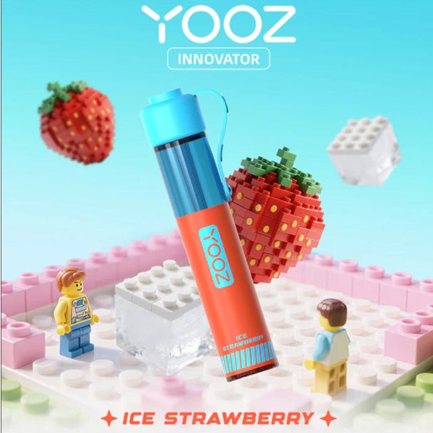 柚子积木YOOZ INNOVATOR 8毫升 4000口 一次性电子烟 - 草莓芒果