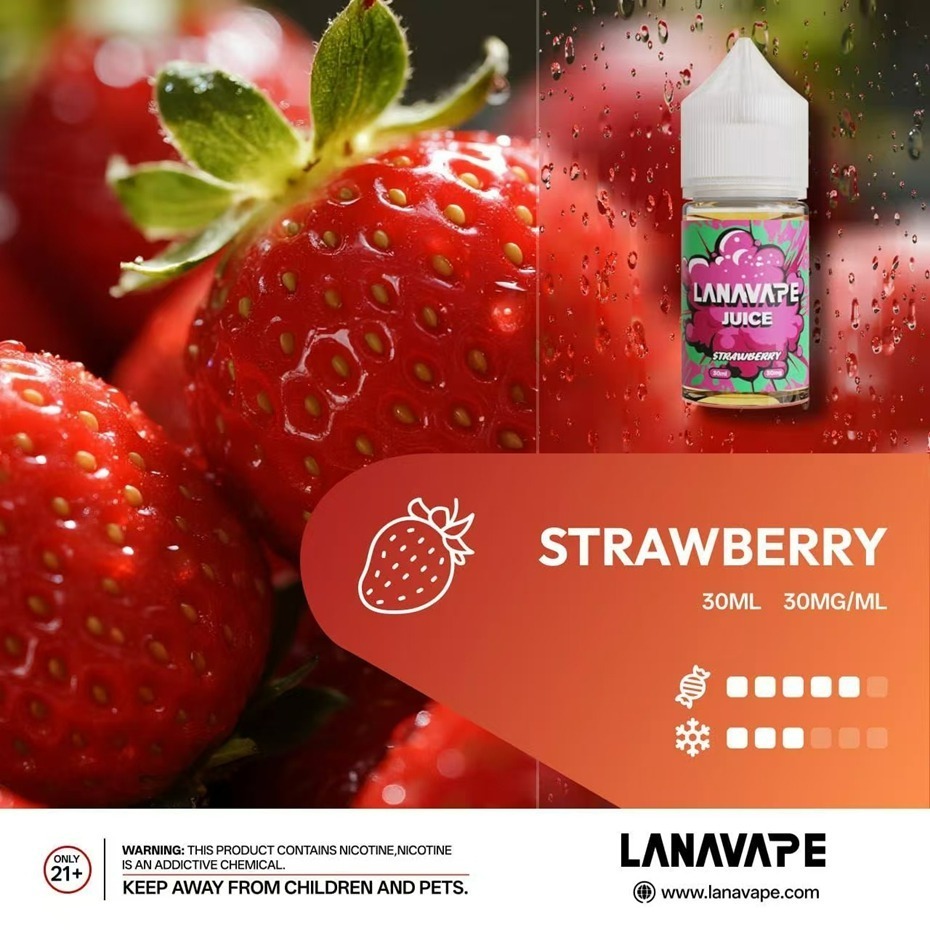 LANA JUICE 煙油 濃度：30mg 容量：30ml （馬來西亞版） - 西瓜