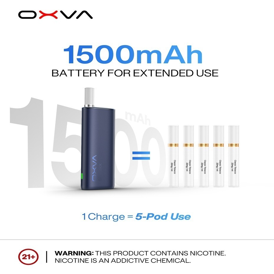 OXVA SLIMSTICK 預注油加熱棒電子煙拋棄式 - 草莓覆盆莓子櫻桃